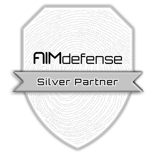Aimdefense Icon Logo Silver Partner_v5